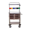 hospital crash cart trolley